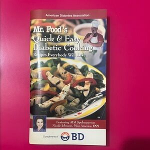 Mr. Food's Quick & Easy Diabetic Cook Book - 2001 - Vintage